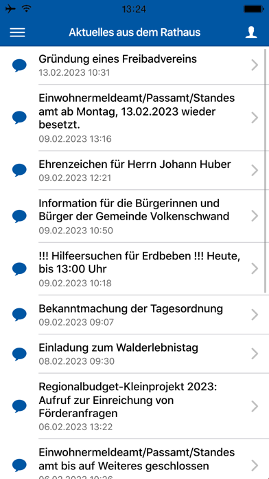 Gemeinde Volkenschwand Screenshot