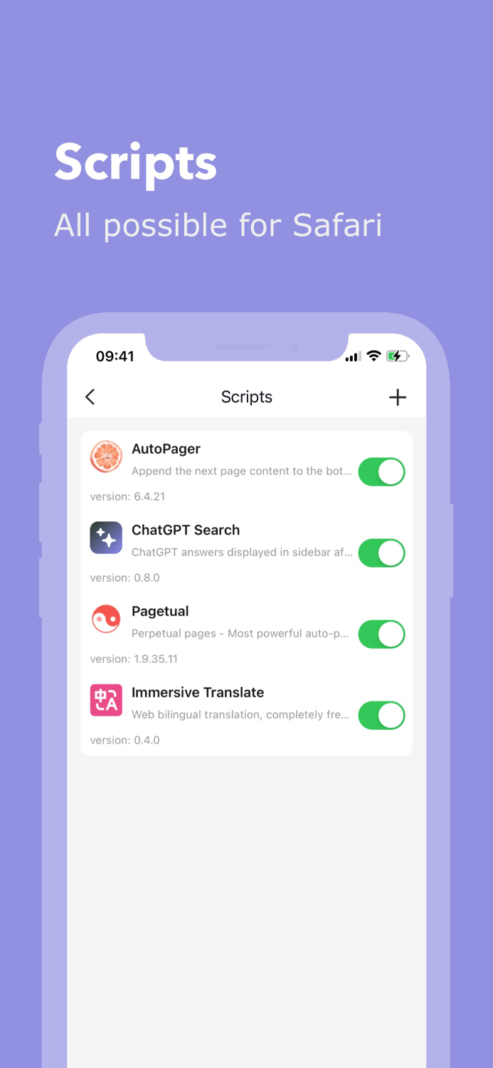 Addons - Scripts and Adblock