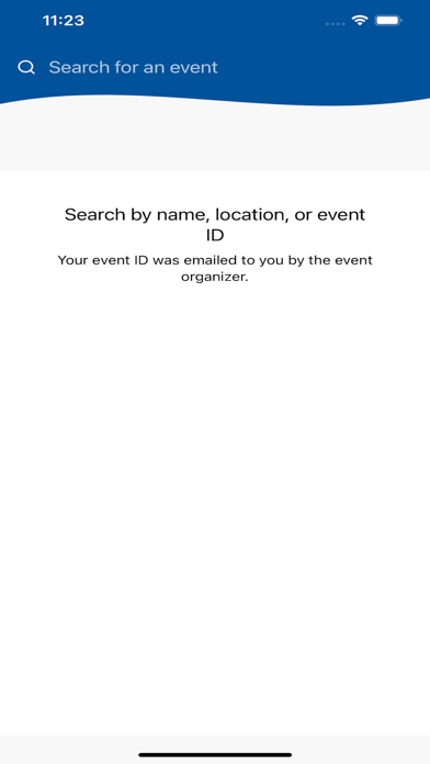 NAFIS Events Screenshot