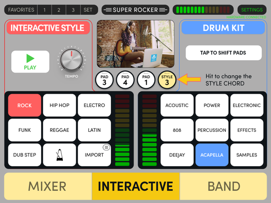 SUPER ROCKER iPad screenshot 2 - Music app