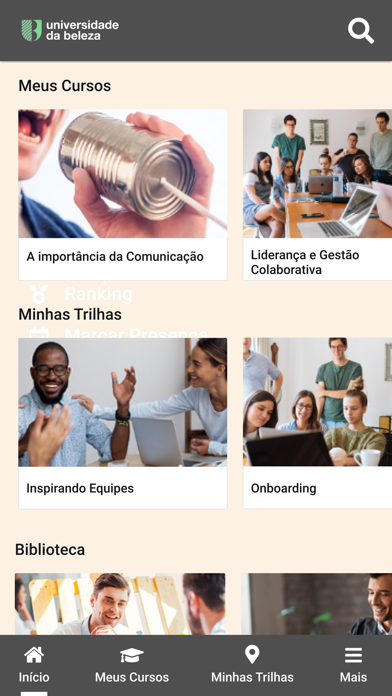Universidade da Beleza Screenshot