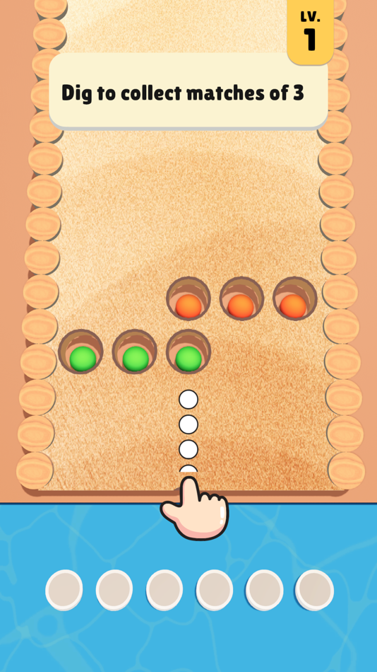 #1. Dig Match (iOS) Podle: Mad Apper Studios