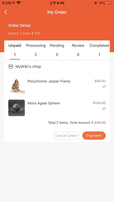 Wiki Crystal-Crystal Live Sale Screenshot
