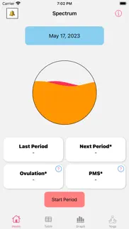 period dates iphone screenshot 1