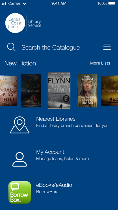 Central Coast Library Service Screenshot