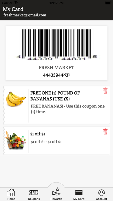 Fresh Market Rewards Screenshot