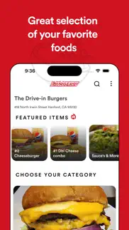 the drive-in burgers iphone screenshot 2