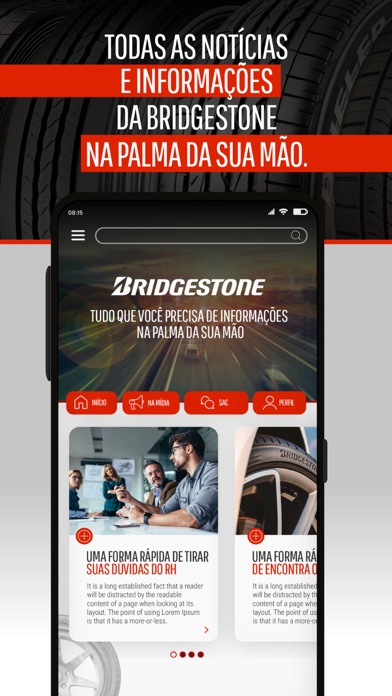 Bridgestone App Screenshot