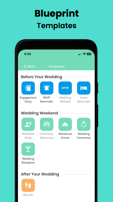 WedTexts - Wedding Texting Screenshot