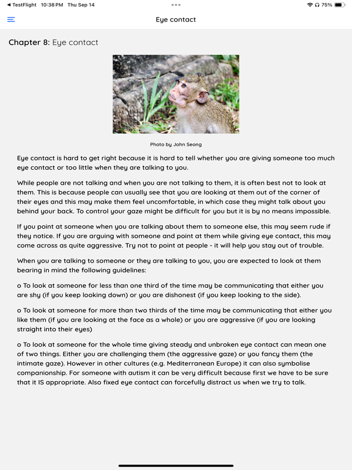 Aspie Guide Therapy Chatbot