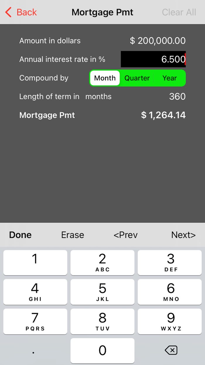 Six Functions of a 1