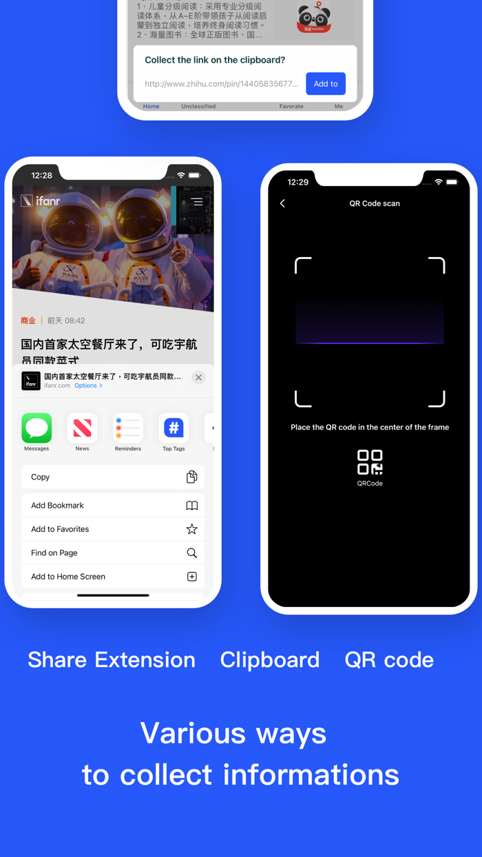 Top Tags-CollectandRead Later