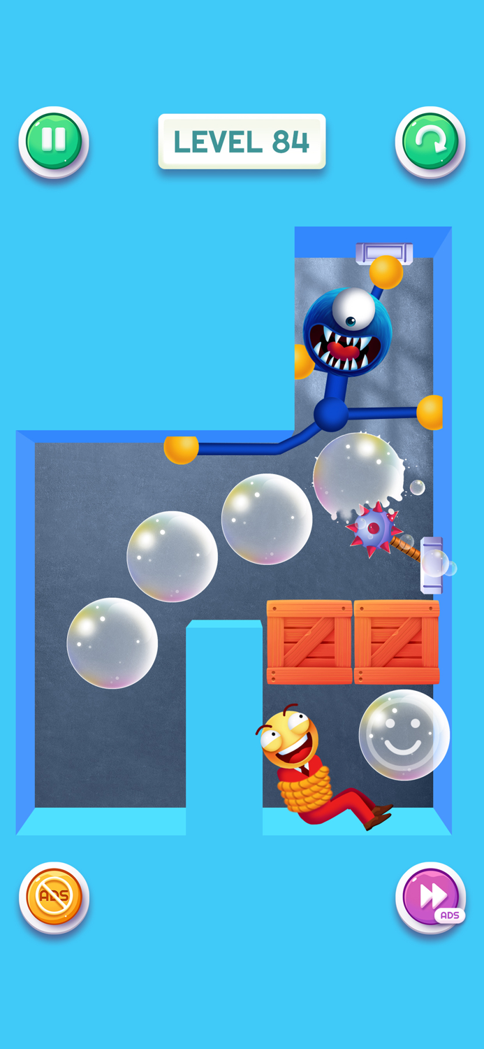 Blue Monster Stretch Game