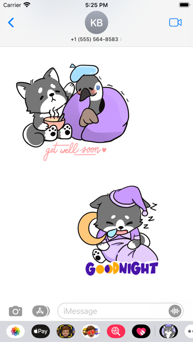 Pup Support Stickers Screenshot