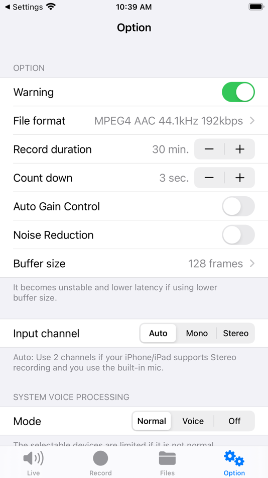 #4. Stereo Microphone (iOS) 由: Ryouta Kira
