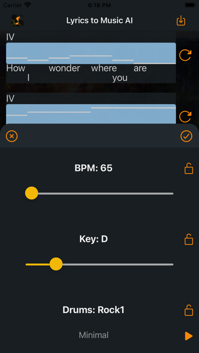 Lyrics To Music AI Screenshot