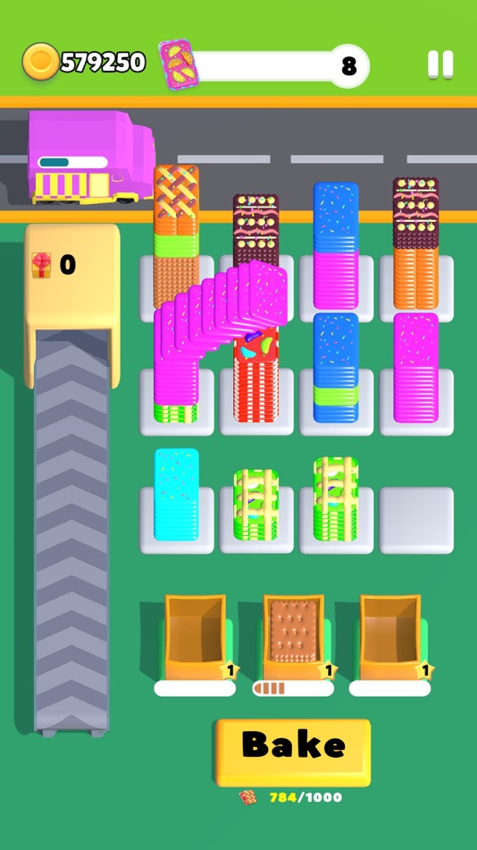 #6. Cookie Sort Shuffle (iOS) 由: ZiNKY OYUN YAZILIM ANONiM SiRKETi