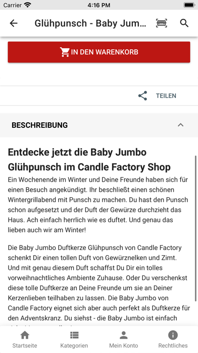 Candle Factory Shop Screenshot