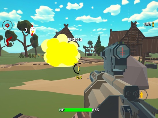 Screenshot #5 pour Chicken Offline - Gun Game 2