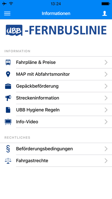 UBB Fernbus Screenshot