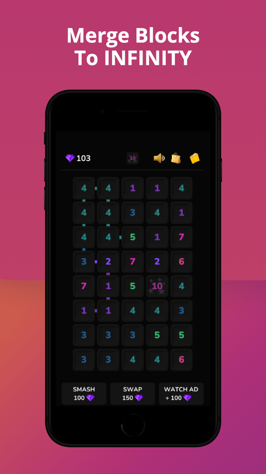 #1. 1123 Puzzle - Merge Blocks (iOS) 来自: Vanja Milivojevic
