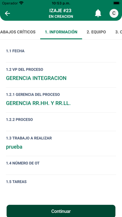 Izajes Collahuasi Screenshot