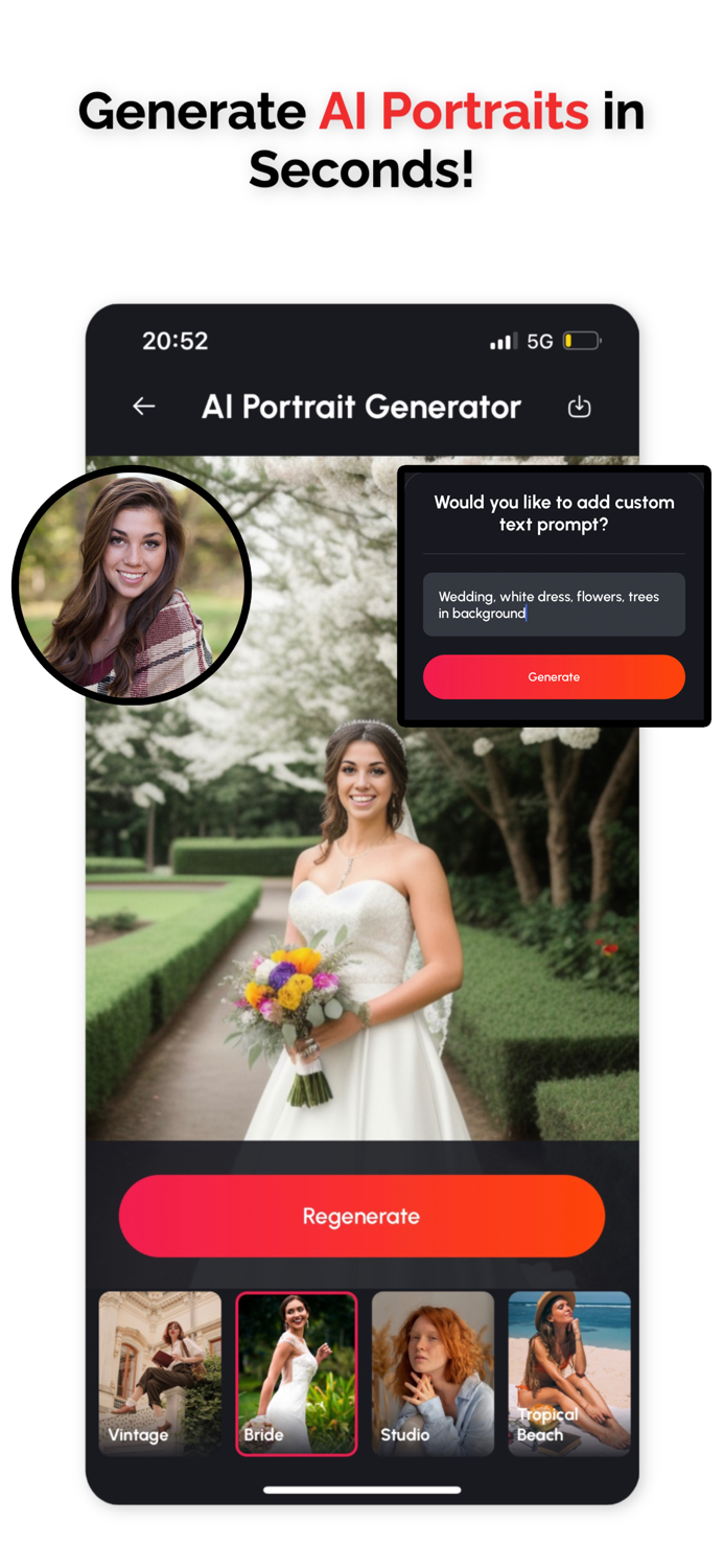 Fill - AI Portrait Generator