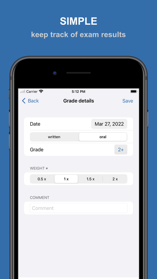 #3. Grades Assistant (iOS) 由: Benjamin Koehnen