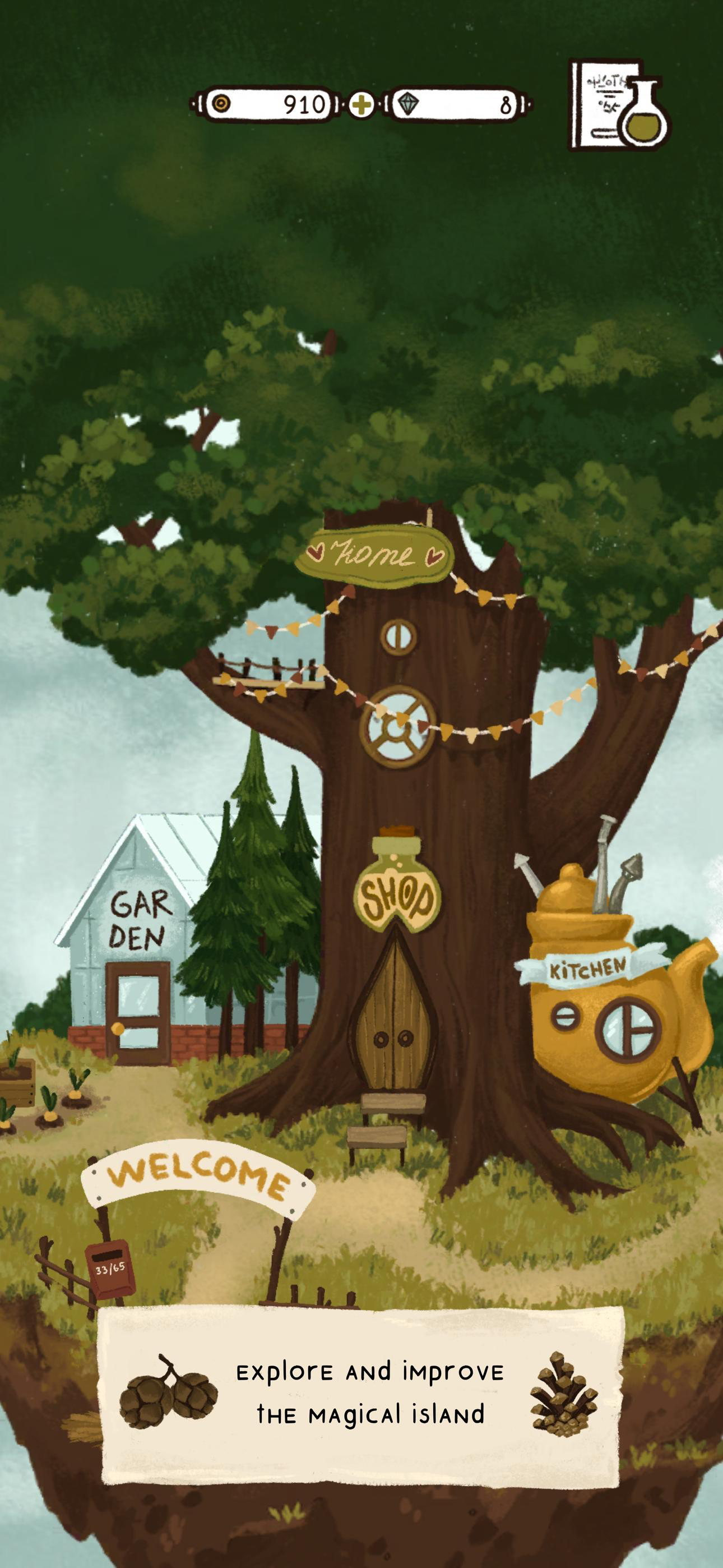 Olivia. The Witch's Magic Shop