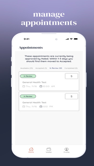 Haled Care: For Providers Screenshot