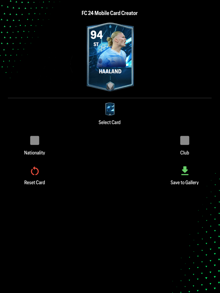FC 24 Mobile Card Creator