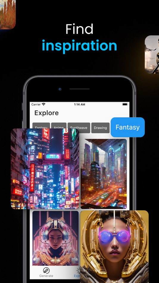 #3. AI Art Generator - Illusion AI (iOS) بواسطة: Codelio
