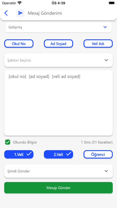 ilkSMS | e-Okul SMS Sistemi Screenshot