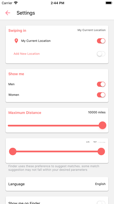 Finder - Dating App Screenshot