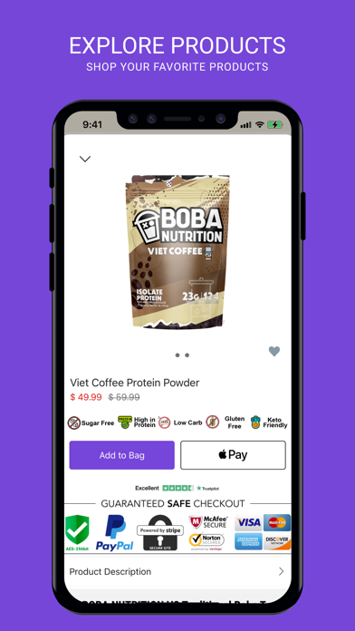 Boba Nutrition Screenshot