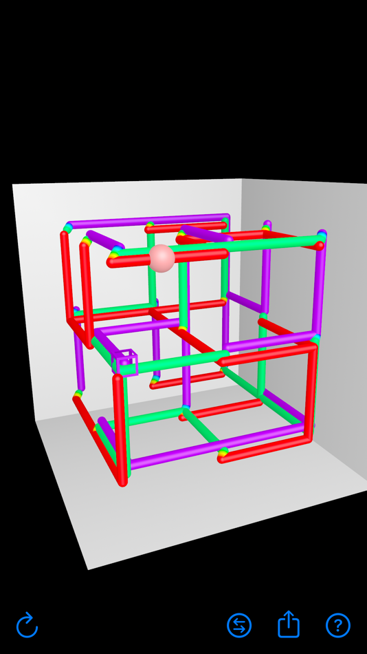 #1. 4D Maze (macOS) 由: Jeff Weeks