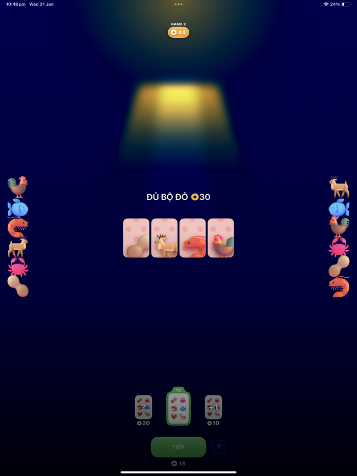 Bò Cua Tôm Cá - Game Tết 2024