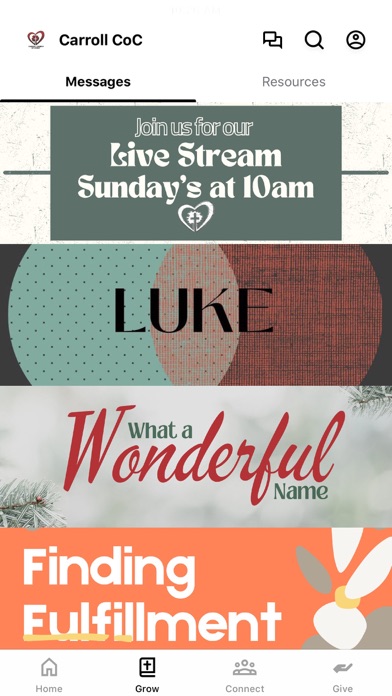 Carroll Church of Christ Screenshot