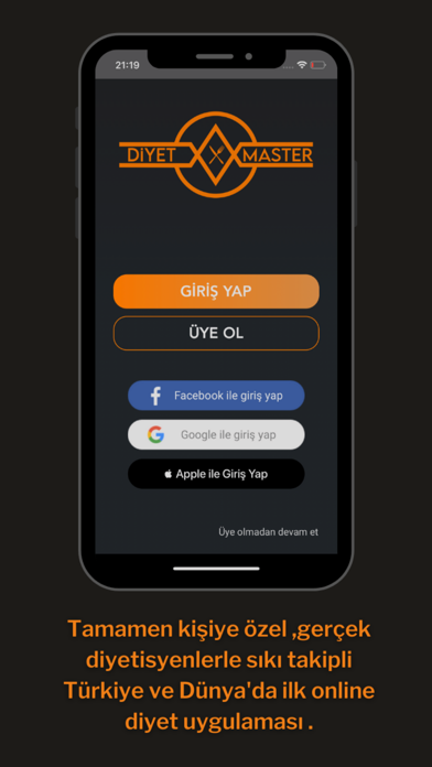 Diyet Master Online Diyetisyen Screenshot