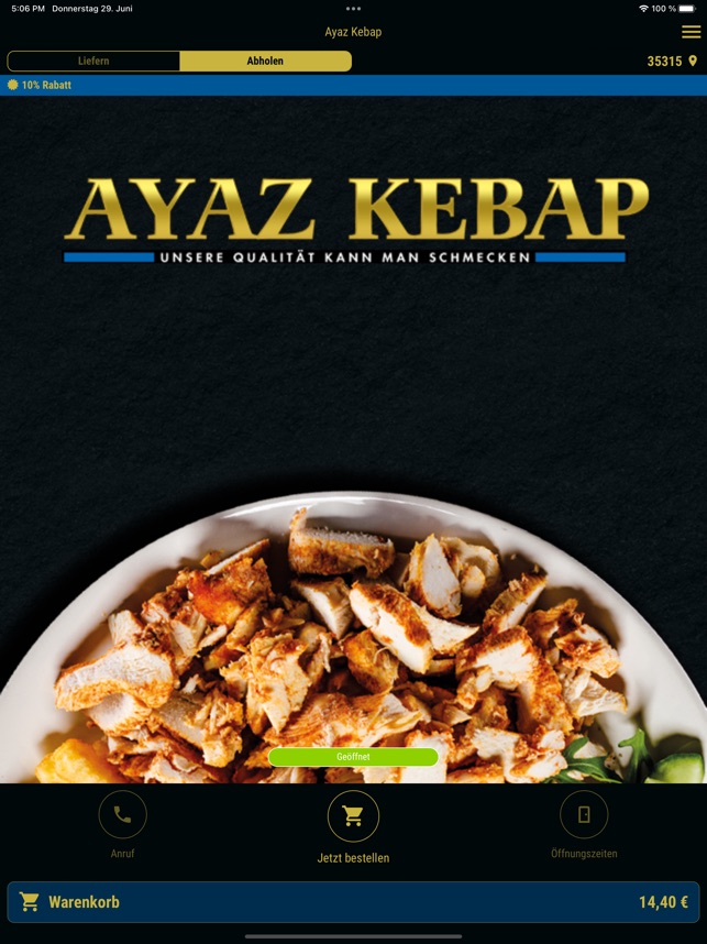 Ayaz Kebap on the App Store