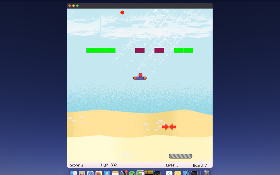 #5. Simple Brickout (macOS) 由: Farid Ahmad