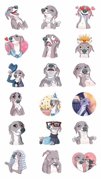 Screenshot #2 pour Love Dog Emoji Funny Stickers