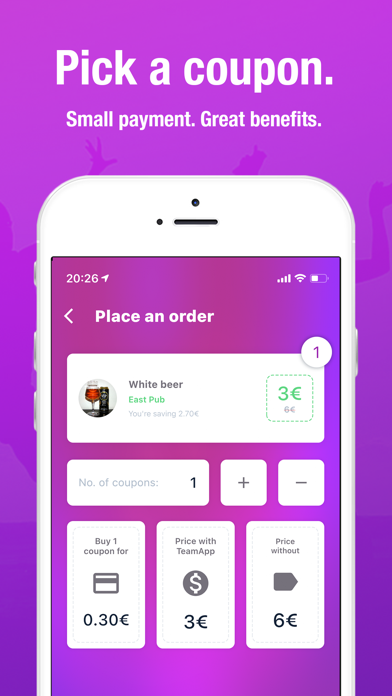 TeamApp. Screenshot