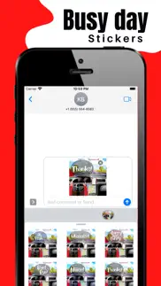 busy day stickers iphone screenshot 2