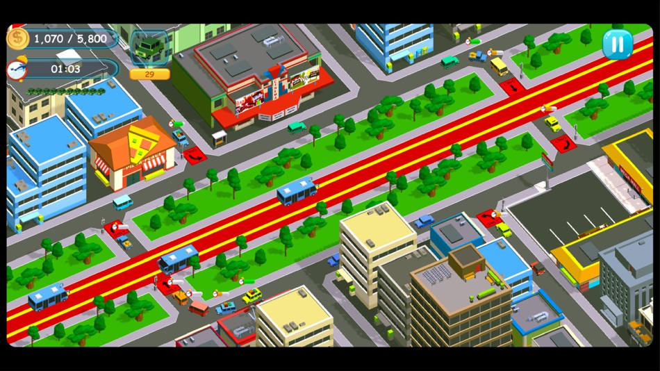 #4. Casual Traffic (iOS) 由: Risky Firmansyah