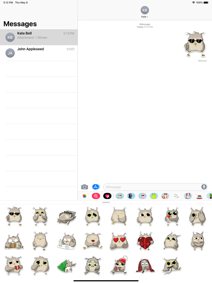 Owl emoji - Funny stickers