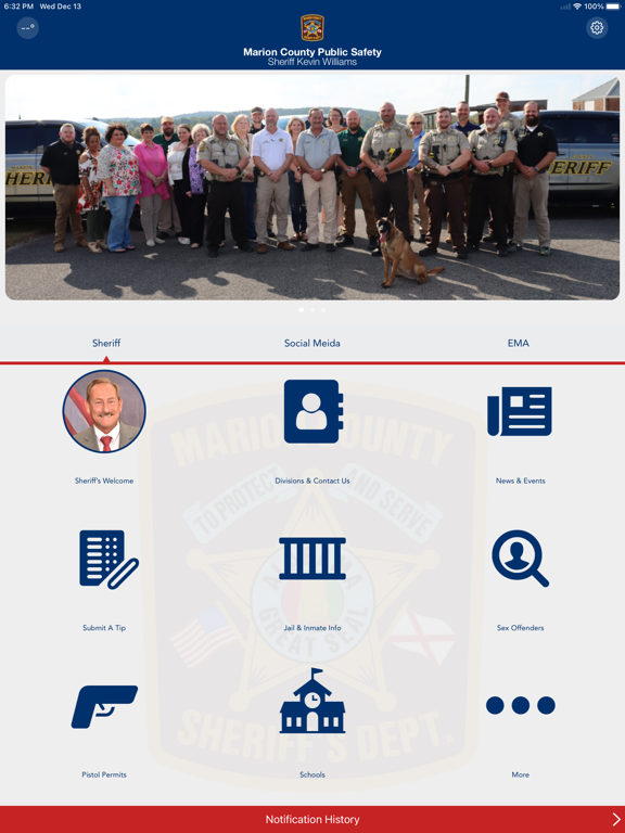 Marion County AL Public Safety iPad screenshot 1 - Lifestyle app