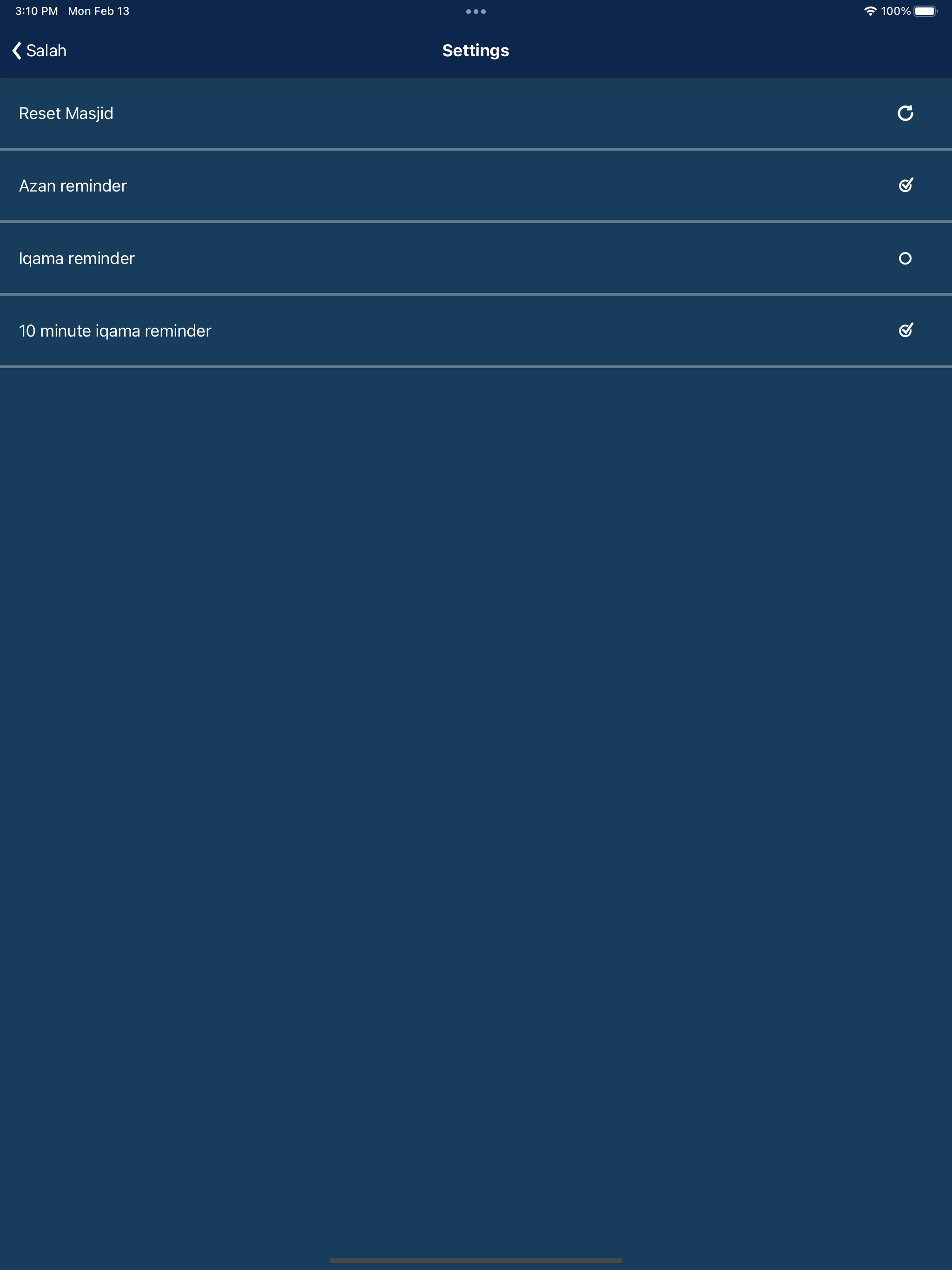 Masjid Dashboard screenshot 6