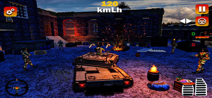 Army Tank Parking Tank Game screenshot 3