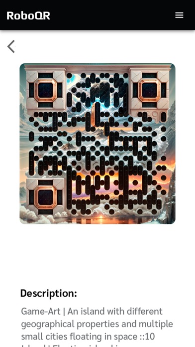 RoboQR iPhone screenshot 1 - Graphics & Design app